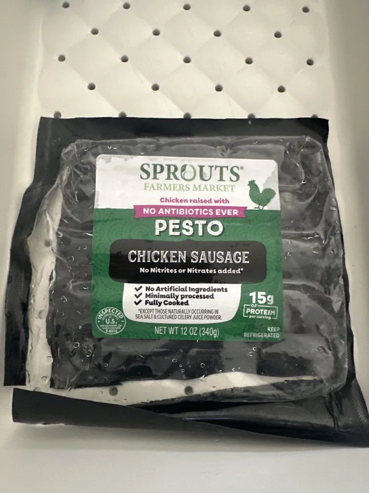 Pesto Chicken Sausage