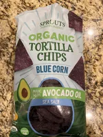 Organic Tortilla Chips Blue Corn