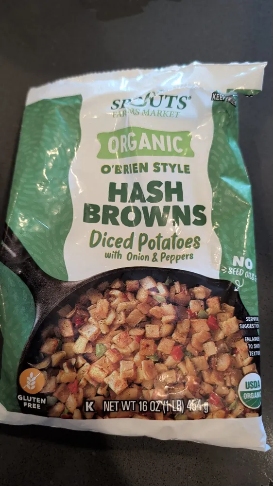 O Brien Style Hash Browns Diced Potatoes With Onion & Peppers