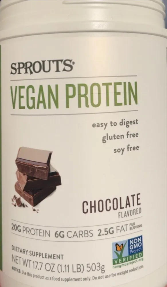 Sprouts Vegan Protein Chocolate