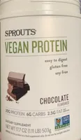 Sprouts Vegan Protein Chocolate