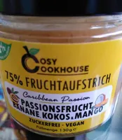 Confiture banane coco mangue fruitd de la passion