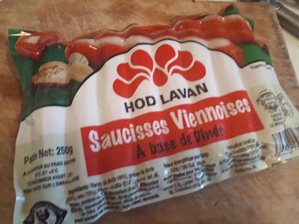 Saucisses viennoise à base de dinde