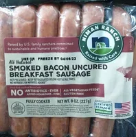 Smoked Bacon Uncured Breakfast Sausage