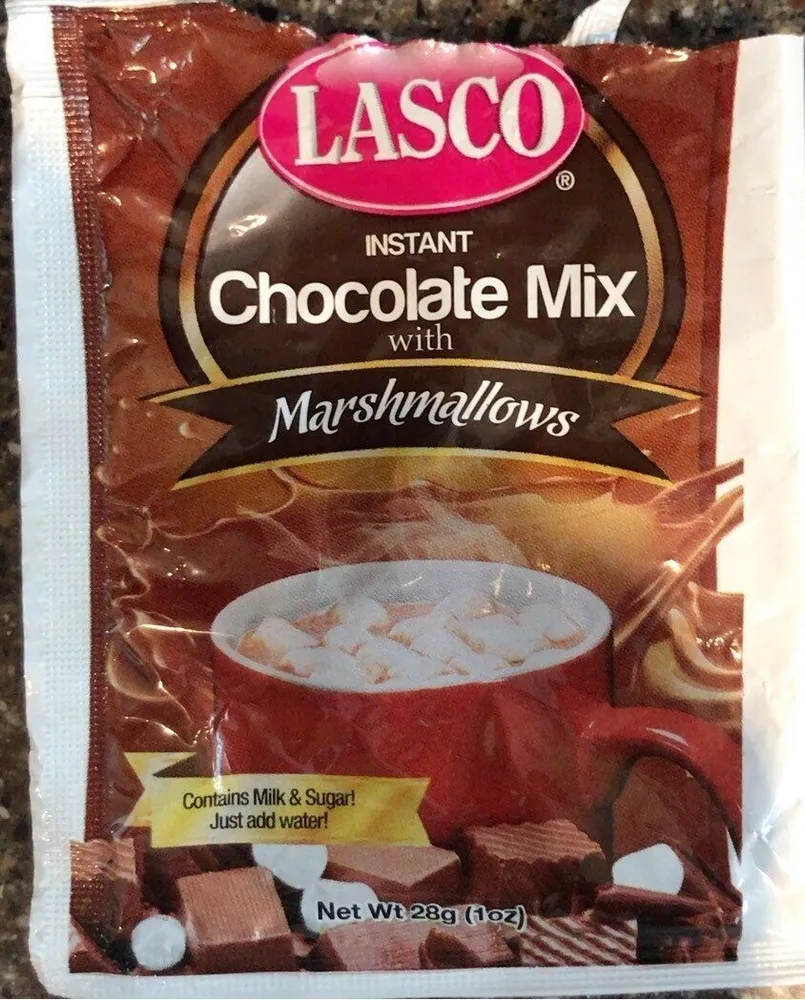 Instant chocolate mix w/marshmallows