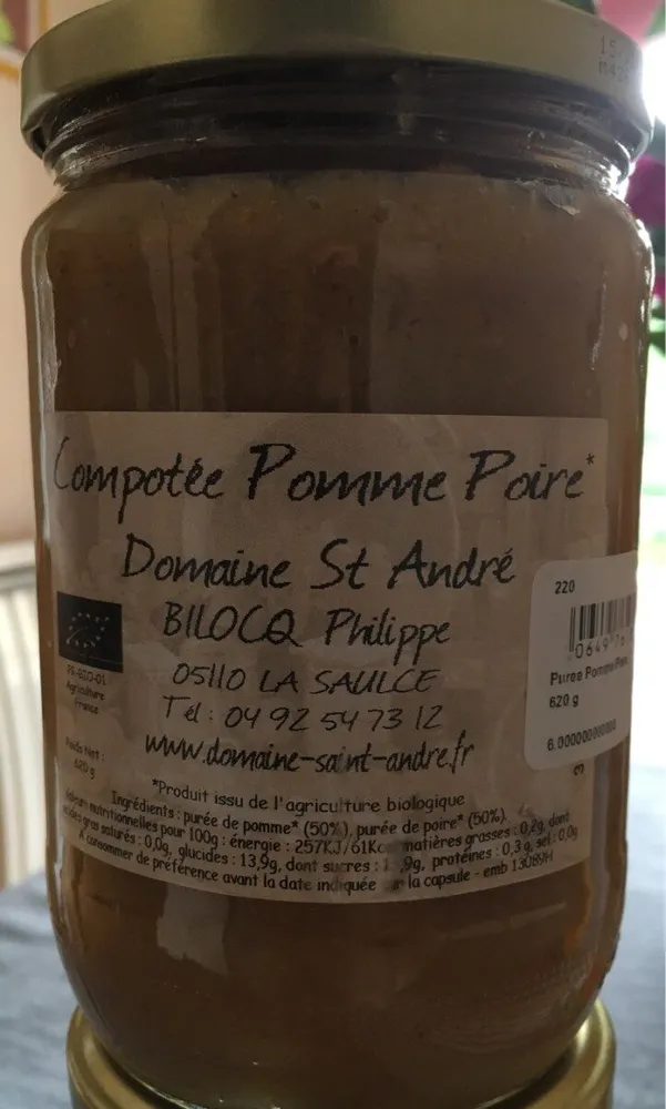 Compote Pomme Poire