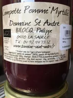 Compote Pomme Myrtille