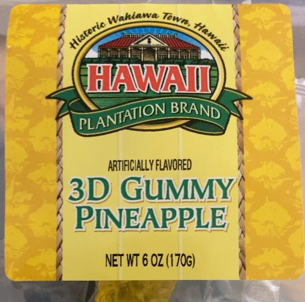 3D Gummy Pineapple