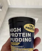 High protein pudding
