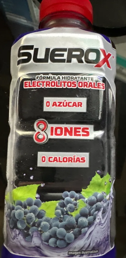 Electrolitos orales sabor uva