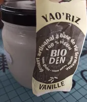 Yao'riz vanille