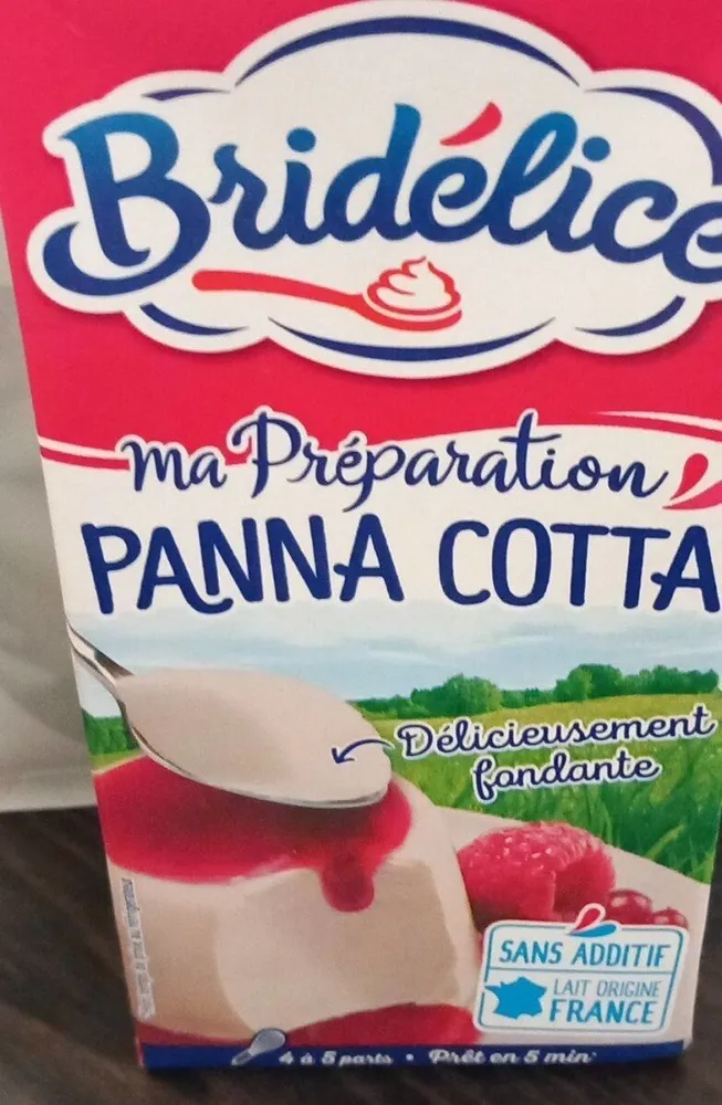 Ma préparation panna cotta