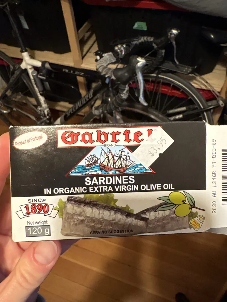 Sardines In Organic Extra Virgin Olive Oil