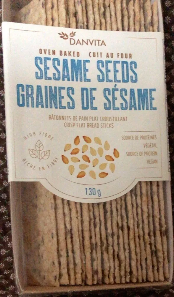 Sesame Seed Flat Bread Sticks