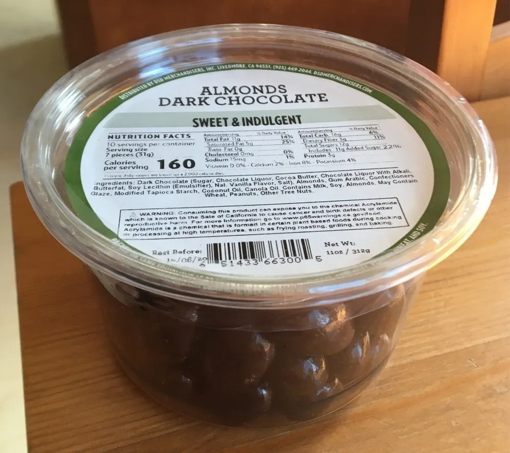 Dark Chocolate Almonds