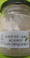 Paté de ajo blanco con orégano