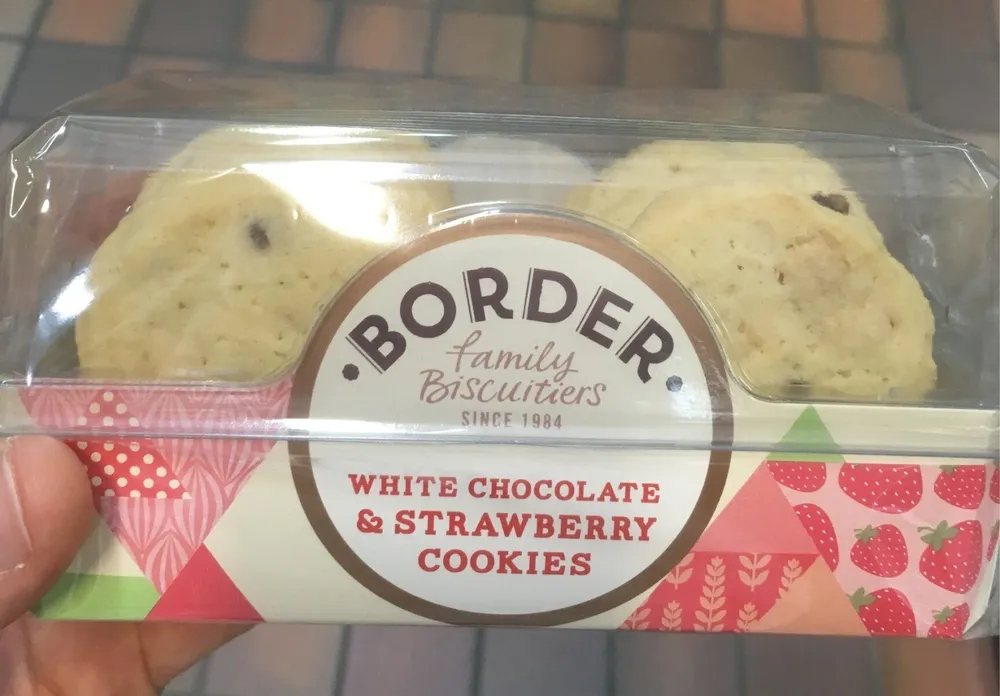 White Chocolate & Strawberry Cookies