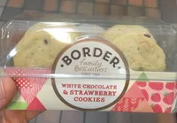 White Chocolate & Strawberry Cookies