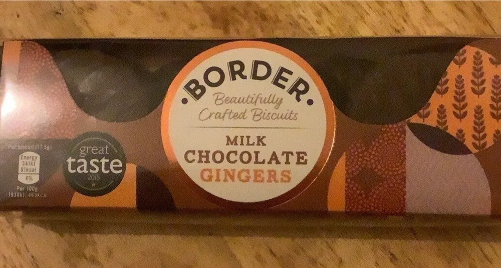 Biscuits - milk chocolate gingers