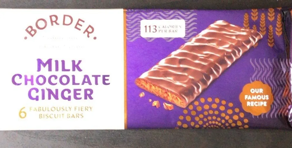 Milk Chocolate Ginger Bars