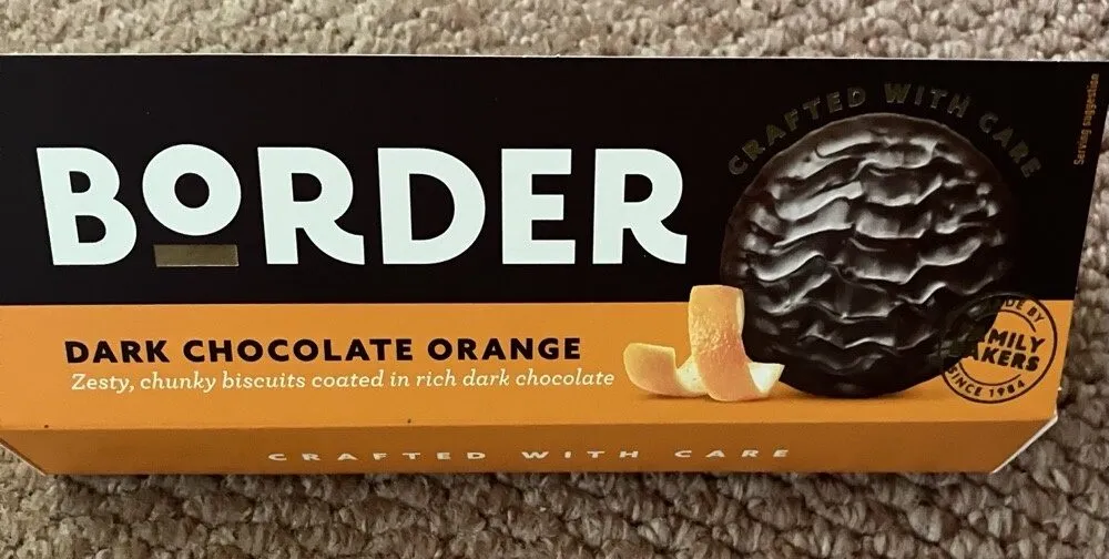 Dark chocolate orange biscuits