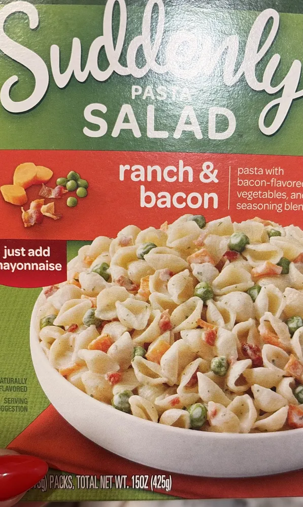 ranch & bacon pasta salad