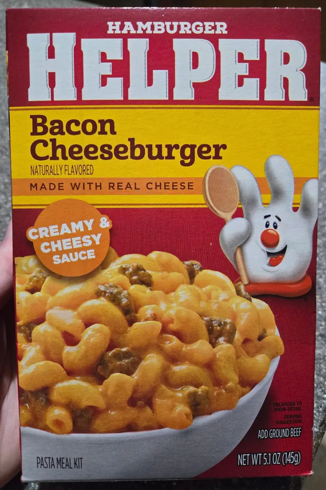 Hamburger Helper Bacon Cheeseburger
