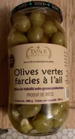 Olives vertes farcies à l’ail