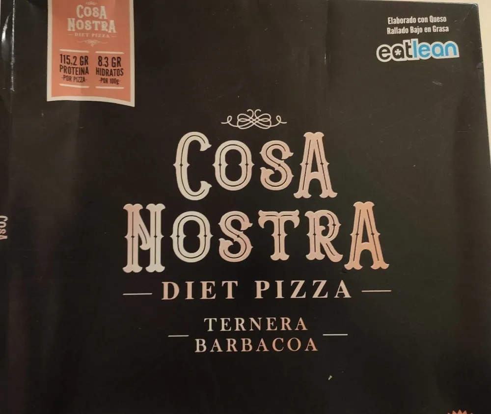 Diet Pizza, Ternera Barbacoa