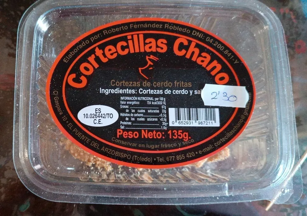 Cortecillas chano