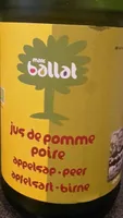 Jus de pomme poire