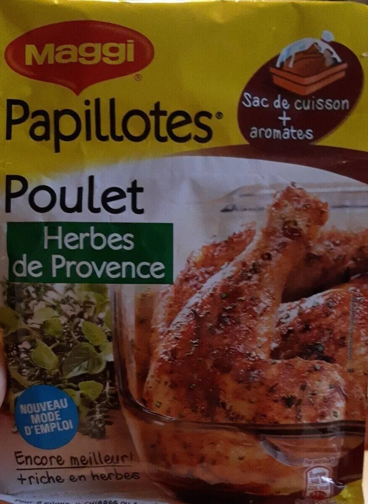 Papillotes Poulet Herbes de Provence