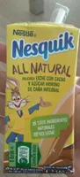 Nesquik all natural batido de chocolate