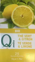 The Vert Qi Chine Citron 25 Infu. Bio