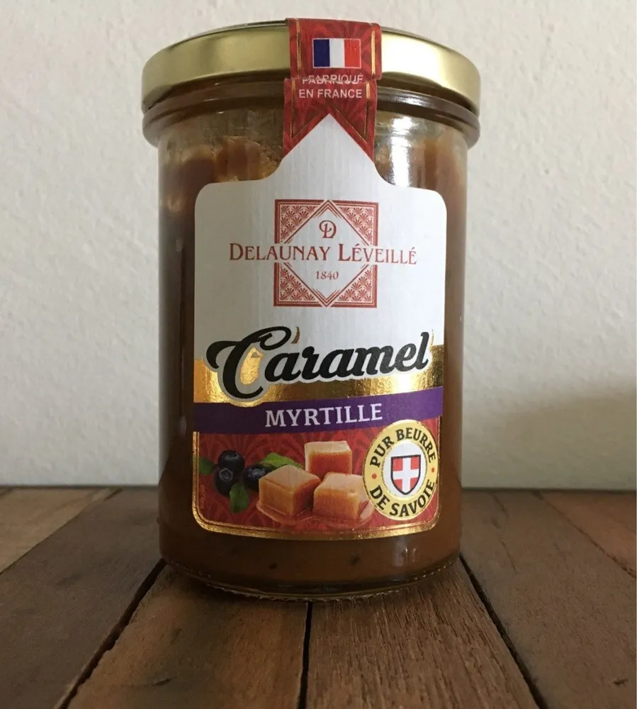 Caramel myrtille