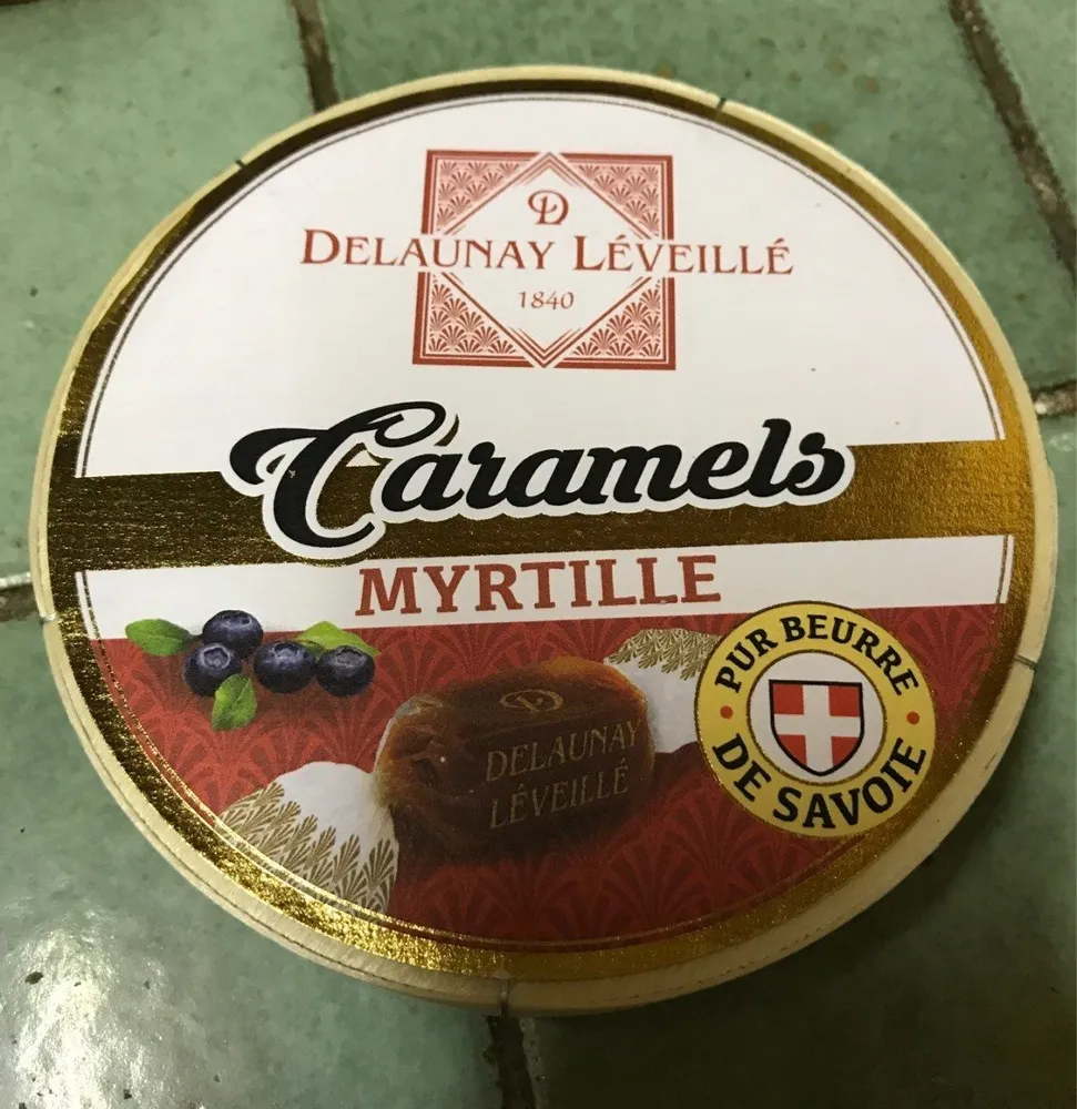 Caramels myrtille