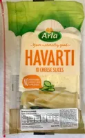 Havarti cheese slices, havarti