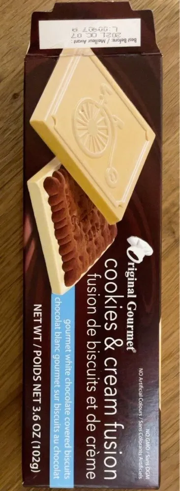 Fusion de biscuits et de creme