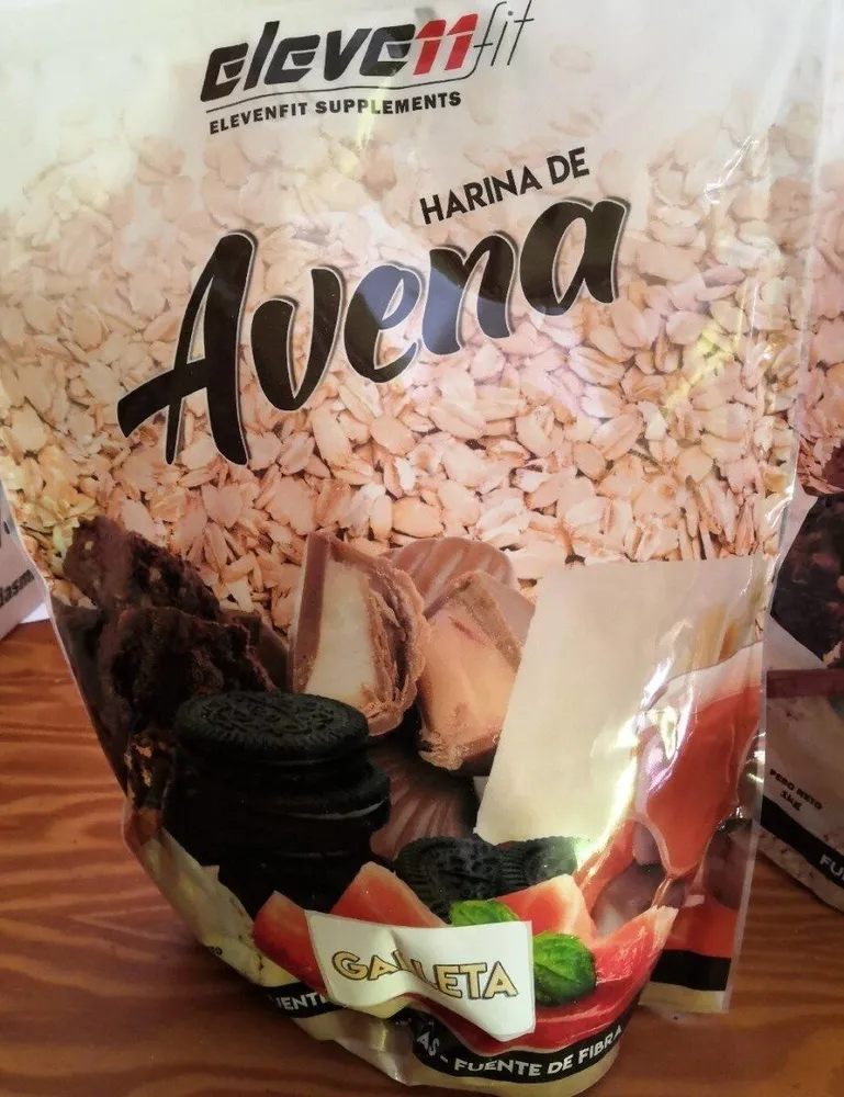 Harina de avena sabor galleta