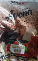 Harina avena banana split