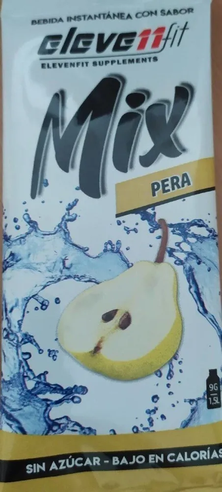 Bebida instantánea sabor a pera con edulcorantes