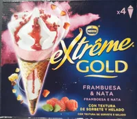Extreme gold frambuesa y nata