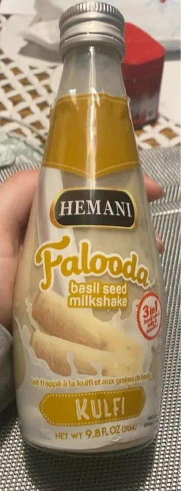 Kulfi Falooda Basil Seed Milkshake