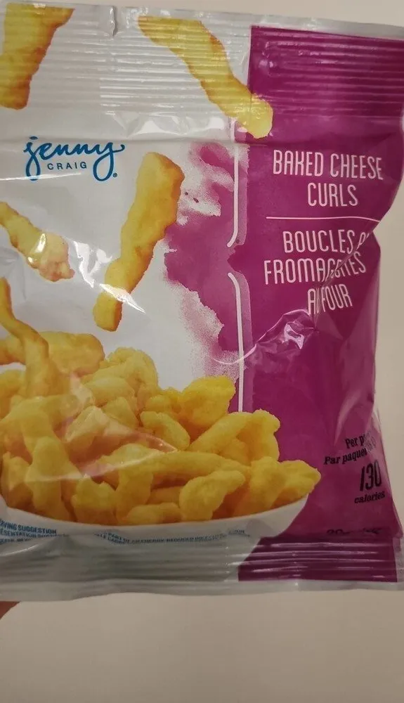 Baked cheese curls