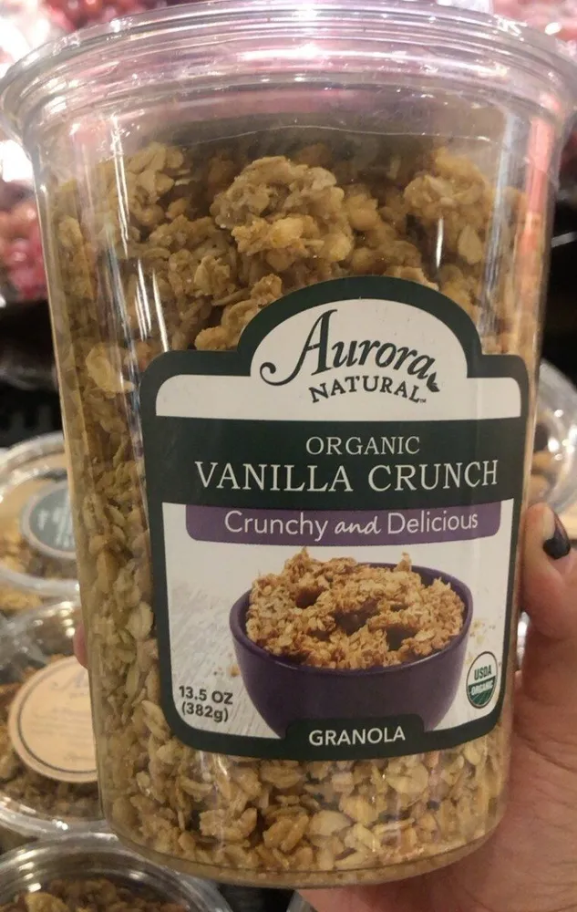 Organic vanilla crunch granola