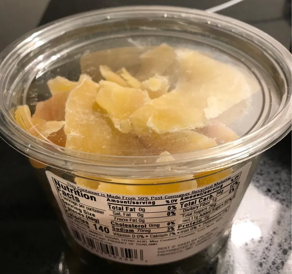 Sliced mango