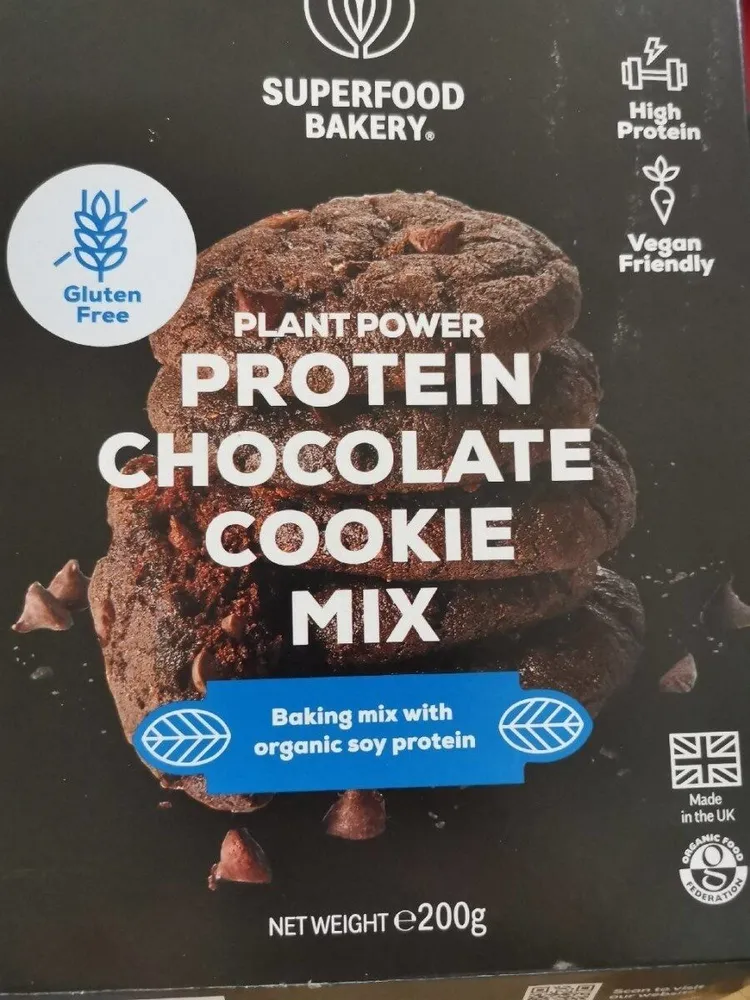 Plant power protein chocolate coookie mix