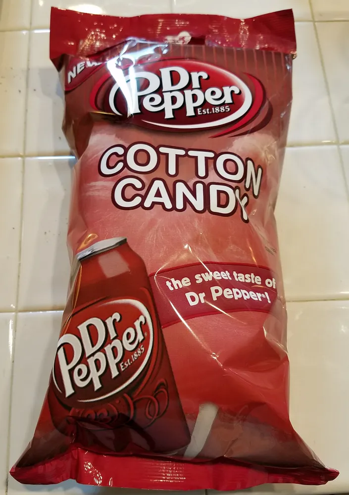 Dr. Pepper cotton candy