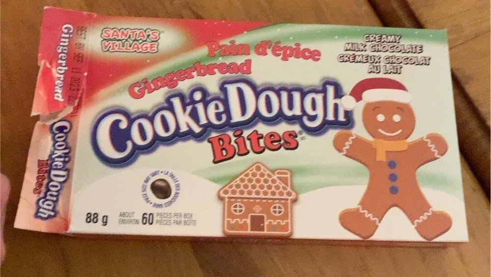Gingerbread cookie dough bites