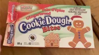 Gingerbread cookie dough bites